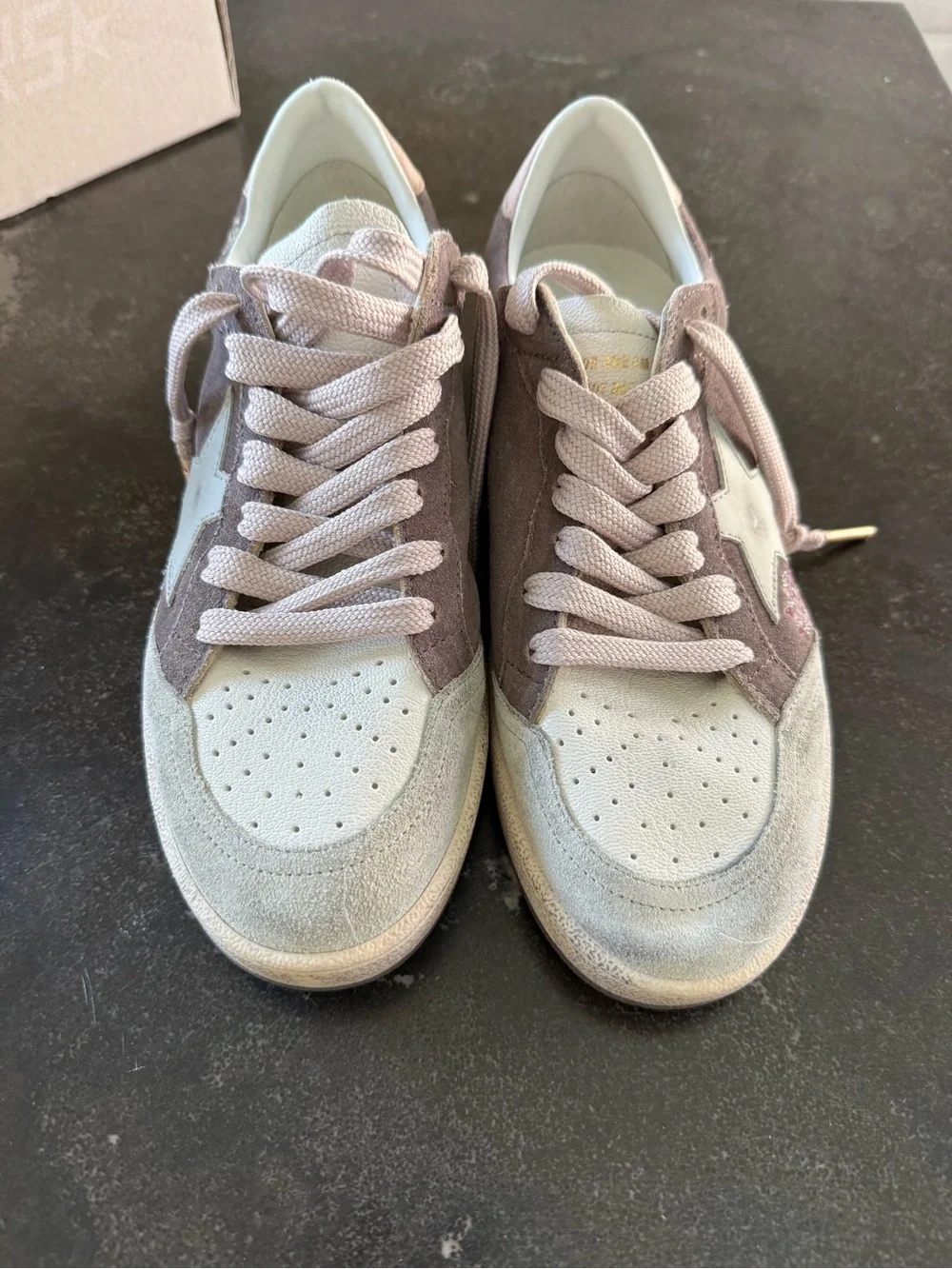 Golden Goose Ball Star Floral Embroidered Sneakers Size 36 | NEW IN BOX - Picture 8 of 10